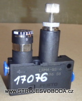 Regulátor tlaku s rychlospojku pro hadici prům 6mm LRMA-QS-6, 153496S  (17076 (2).JPG)